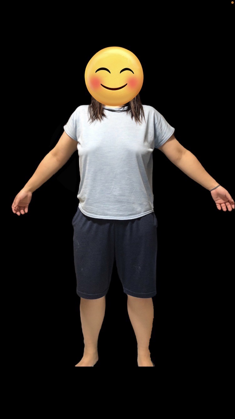 シナジム加西古坂店 パーソナルトレーニング会員様 before after